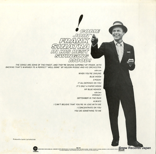 ե󥯡ʥȥ sinatra's swingin' session SM-1491