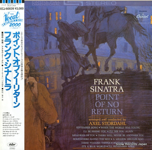 SINATRA, FRANK point of no return ECJ-60039