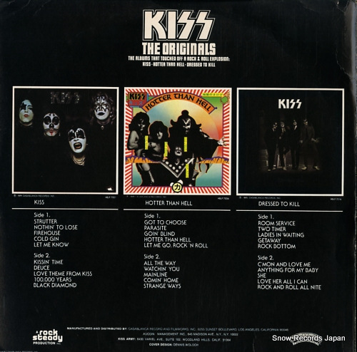 KISS the originals NBLP7032-3