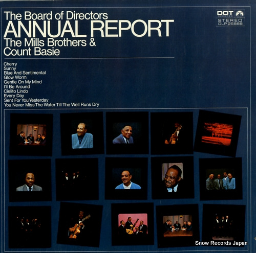 MILLS BROTHERS, THE, AND COUNT BASIE the board of directors annual reporat DLP25888