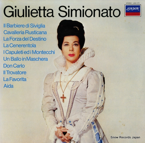 SIMIONATO, GIULIETTA giulietta simionato L20C1771 - front cover