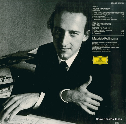 POLLINI, MAURIZIO strawinsky; trois mouvements de petrouchka 2530225