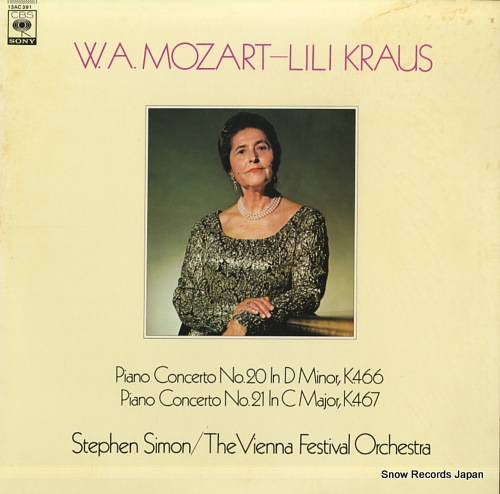 KRAUS, LILI mozart; piano concertos nos.20 & 21 13AC391