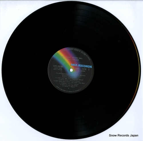 CAVALLARO, CARMEN screen music golden disc VIM-10018