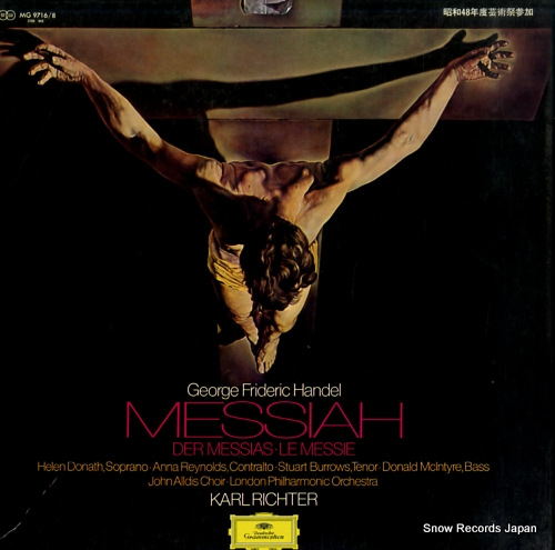 RICHTER, KARL handel; messiah MG9716/8