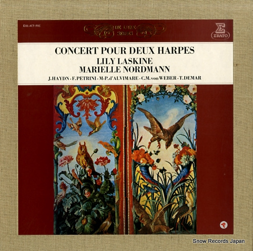 LASKINE, LILLY concert pour deux harpes DX-47-RE