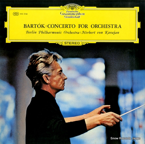 KARAJAN, HERBERT VON bartok; concerto for orchestra MG2164