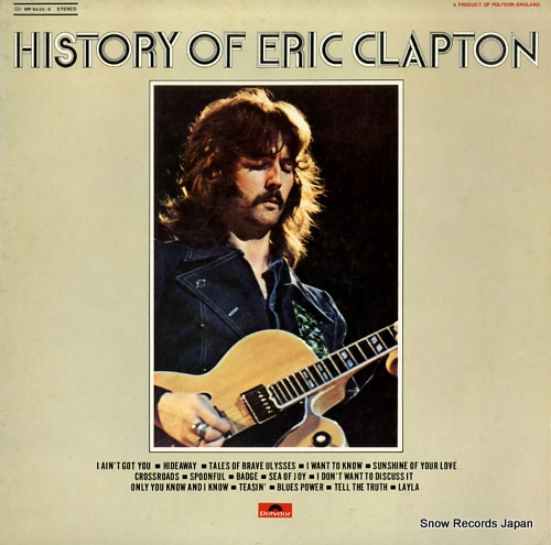 CLAPTON, ERIC history of eric clapton MP9435/6