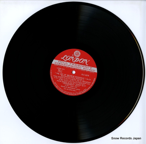 BACKHAUS, WILHELM beethoven; piano sonata no.21, no.23 and no.26 SLC1674