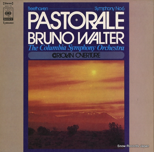 WALTER, BRUNO beethoven; symphony no.6 