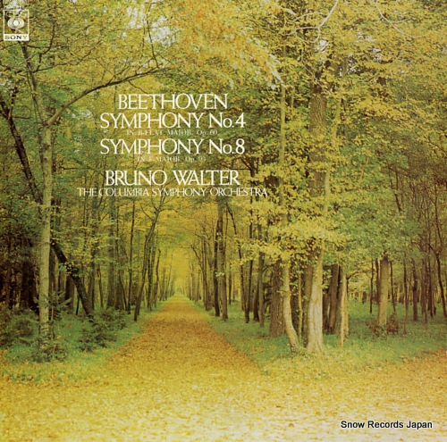 WALTER, BRUNO beethoven; symphony no.4 & no.8 23AC618