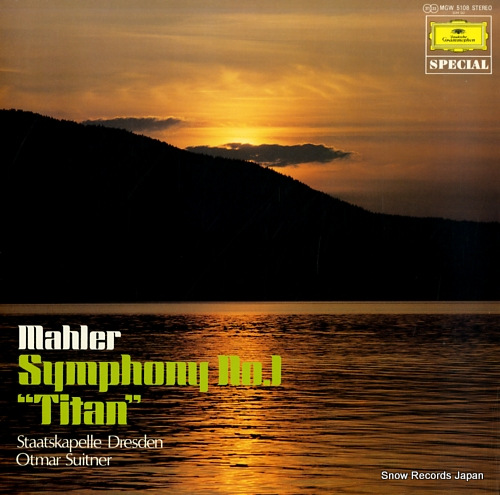 SUITNER, OTMAR mahler; symphony no.1 