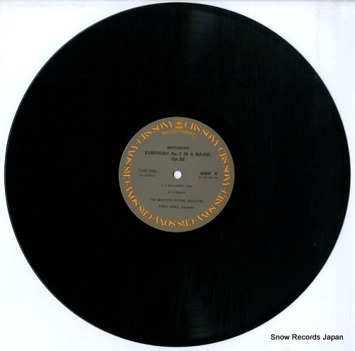CASALS, PABLO beethoven; symphony no.7 in a major, op.92 13AC948