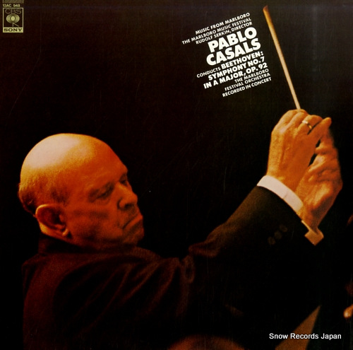 CASALS, PABLO beethoven; symphony no.7 in a major, op.92 13AC948