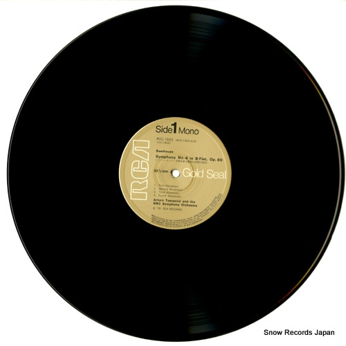 TOSCANINI, ARTURO beethoven; symphonies nos. 4 & 8 RVC-1552
