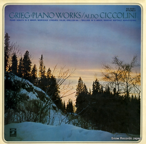 CICCOLINI, ALDO grieg; piano works AA-8661