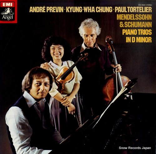 PREVIN, ANDRE, AND KYUNG-WHA CHUNG AND PAUL TORTELIER mendelssohn & schumann; piano trios in d minor EAC-90041