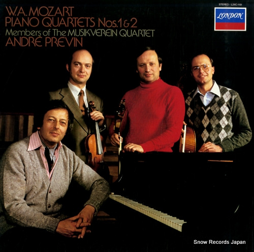 PREVIN, ANDRE mozart; piano quartets nos.1 & 2 L28C-1181