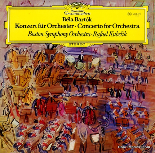 KUBELIK, RAFAEL bartok; concerto for orchestra MG2474