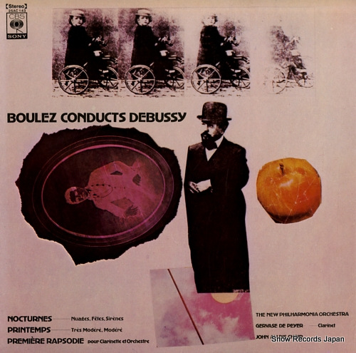BOULEZ, PIERRE boulez conducts debussy (nocturnes, printemps, premiere rapsodie) 25AC143