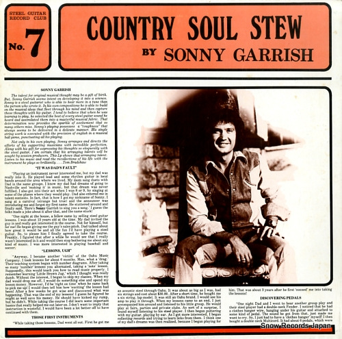 ˡå country soul stew CLUBRECORDNO.7