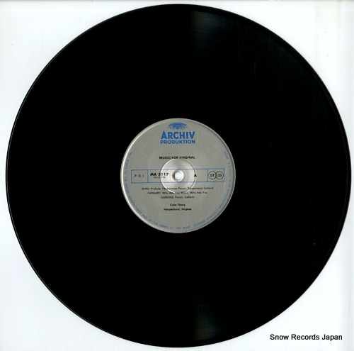 TILNEY, COLIN music for virginal MA5117