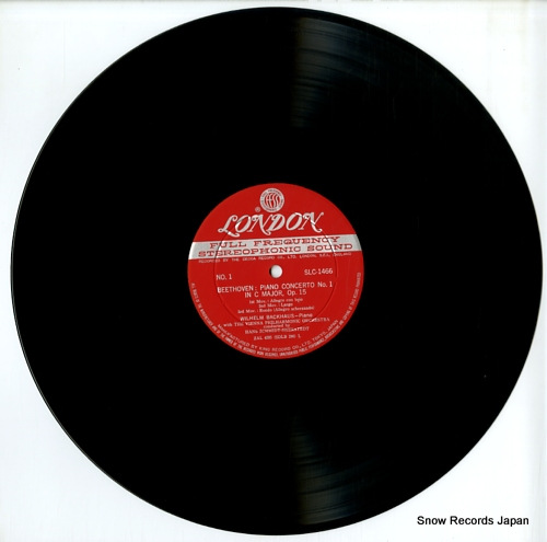 BACKHAUS, WILHELM beethoven; piano concerto no.1 in c major op.15 SLC1466