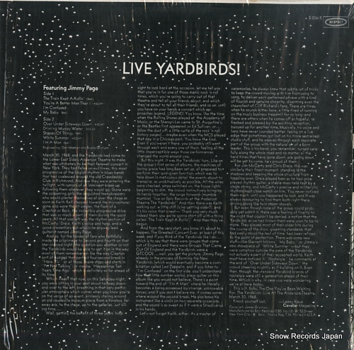 䡼ɥС live yardbirds E30615