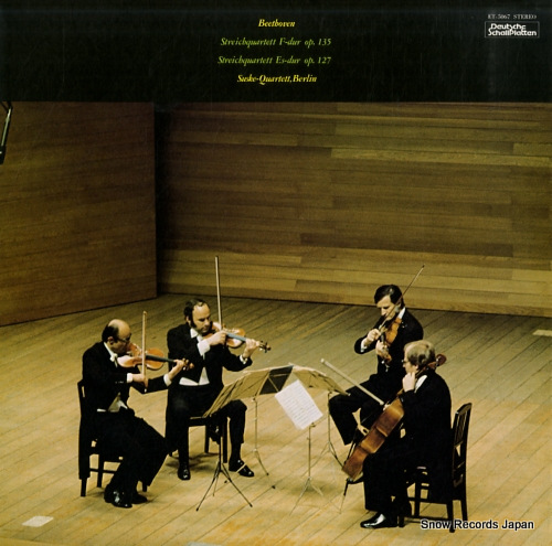 SUSKE-QUARTETT, BERLIN beethoven; streichquartett f-dur op.135 & es-dur op.127 ET-5067