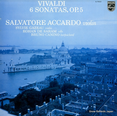 ACCARDO, SALVATORE vivaldi; 6 sonatas, op.5 X-7852