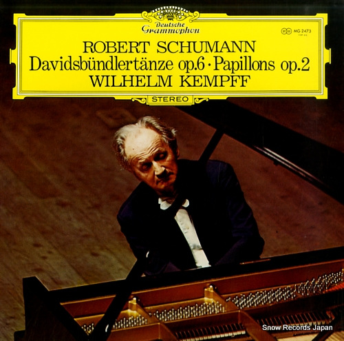 KEMPFF, WILHELM schumann; davidsbundlertanze op.6 MG2473