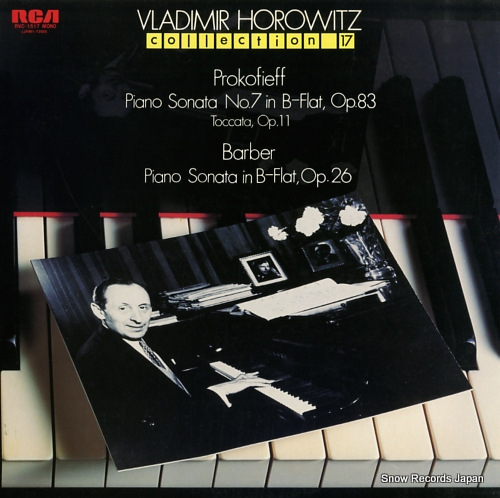 HOROWITZ, VLADIMIR prokofieff; piano sonata no.7 in b-flat, op.83 RVC-1517
