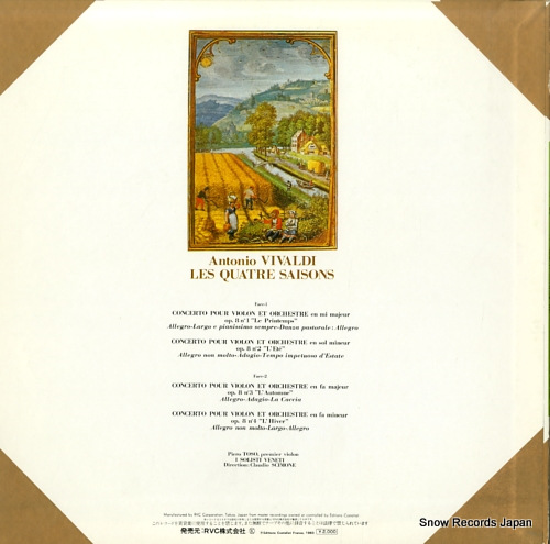 SCIMONE, CLAUDIO vivaldi; les quatre saisons REL-8