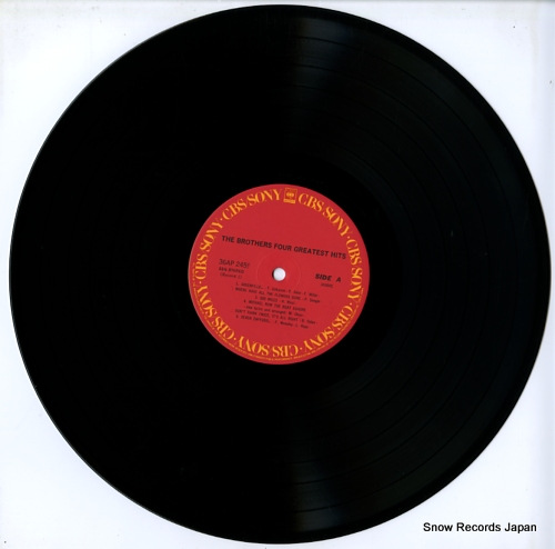 BROTHERS FOUR, THE the brothers four greatest hits 36AP2459