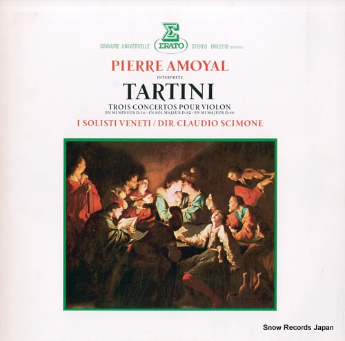 AMOYAL, PIERRE tartini; trois concertos pour violon ERX-2218