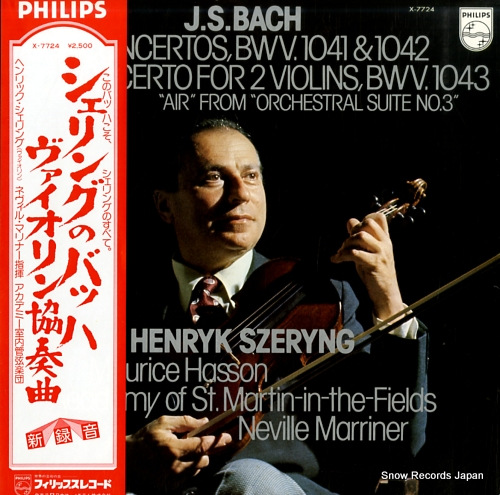 SZERYNG, HENRYK bach; violin concertos X-7724