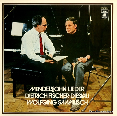 FISCHER-DIESKAU, DIETRICH / WOLFGANG SAWALLISCH mendelssohn; lieder EAA-80007-8