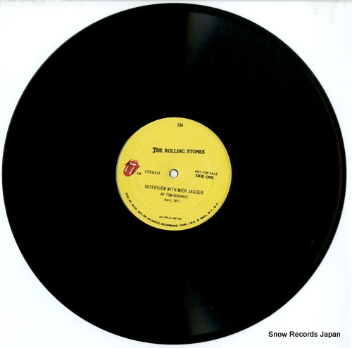 JAGGER, MICK interview with mick jagger by tom donahue april, 1971 ST-PR-A-164PR/ST-PR-B-164PR