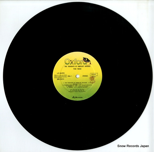 NICE, THE the thoughts of emerlist davjack OX/3171