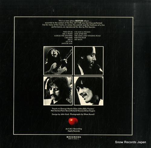 BEATLES, THE let it be EAS-50043