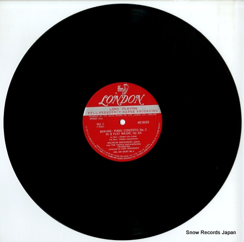 BACKHAUS, WILHELM brahms; piano concerto no.2 in b flat major op.83 MZ5033