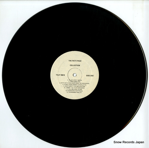 PAGE, PATTI the patti page collection TVLP76019