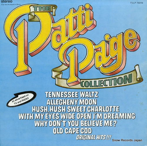 PAGE, PATTI the patti page collection TVLP76019