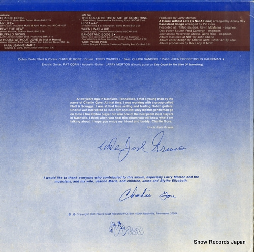 GORE, CHARLIE charliehorse PDLP-8102