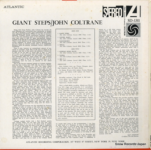 COLTRANE, JOHN giant steps SD1311