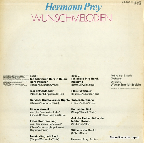 PREY, HERMANN wunschmelodien 845230