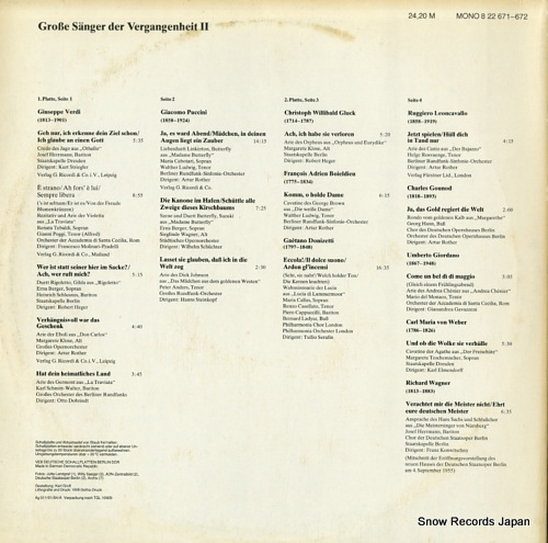 V/A grobe sanger der vergangenheit ii 822671-672 - back cover