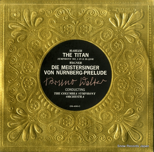 WALTER, BRUNO mahler; the titan symphony no.1 in a d major OS-496-C