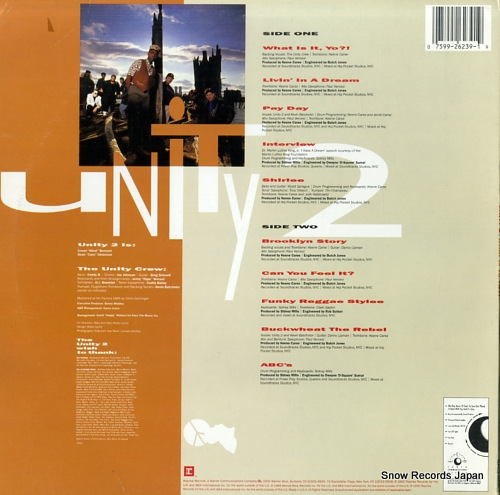 UNITY 2 what is it, yo?! 926239-1 - back cover
