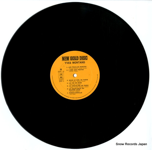 MONTAND, YVES yves montand new gold disc ECPO-27